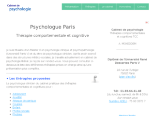 Voir la fiche : Psychologue Paris