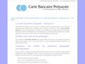 Voir la fiche : La carte bancaire prépayée