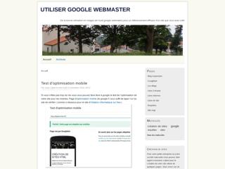 Voir la fiche : Les outils google webmaster