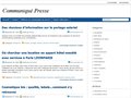 Voir la fiche : communiqué  presse