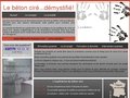 Voir la fiche : Beton ciré