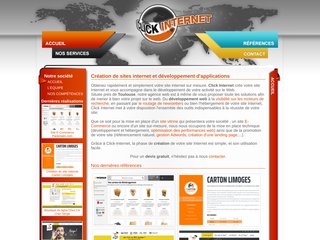 Voir la fiche : Click Internet: création et référencement de sites Internet