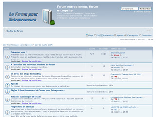 Voir la fiche : Forum entrepreneurs