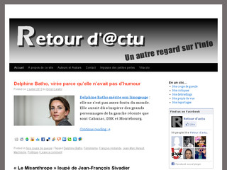 Voir la fiche : Retour d'actu - un autre regard sur l'info