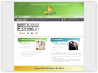 Voir la fiche : Assurance annulation - Cabinet de Belem