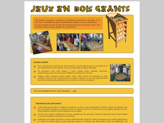 Location jeux en bois géants
