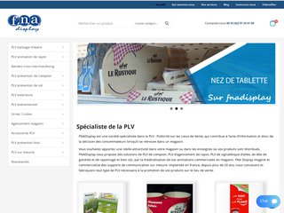Fnadisplay fabricant d'outils PLV pour théâtraliser vos rayons