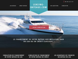 Le LOA Bateau avec l'organisme en ligne Leasing-bateaux