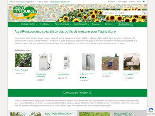 Agroressources : enregistreurs de température et instruments pour les professionnels de l'environnement