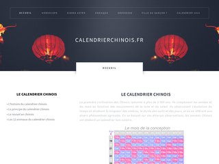 Calendrier chinois