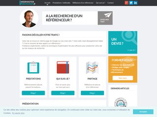 Référencement par un webmaster