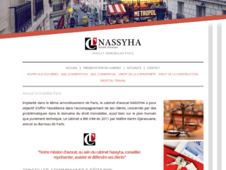 Nassyha, avocat immobilier à Paris 12