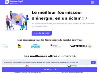 Fournisseur d'énergie : électricité et gaz