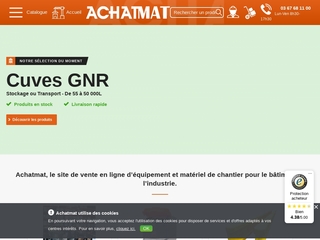 vente de matériels de BTP