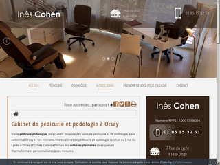 Cabinet de  podologie à Orsay