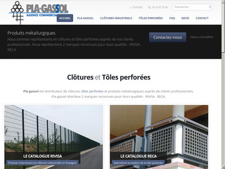 Pla Gassol, fournisseurs en clôtures et tôles perforées