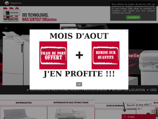 DBS Impressions, location d’imprimantes pour les pros