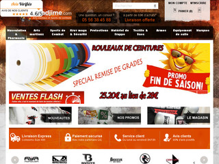 Equipements Arts Martiaux et Sports de combats - Hadjime