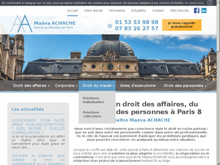 Avocat droit des sociétés Paris 8 - Cabinet d’avocat Achache 