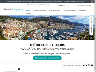 Avocat en droit public à Montpellier, Maître Cédric Liégeois