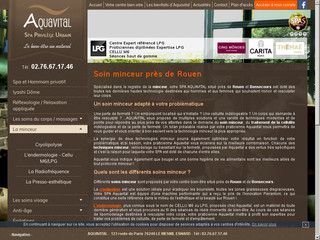 Soin minceur - Centre Bien être Rouen