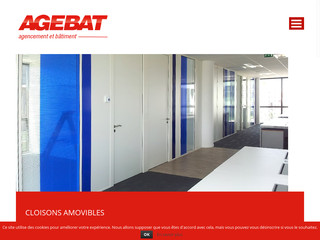 AGEBAT : pose de cloisons amovibles et de faux plafonds