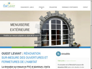 Ouest Levant, rénovation de menuiseries, 85