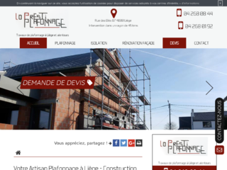 Travaux d’isolation à Liège, Lo Presti Plafonnage