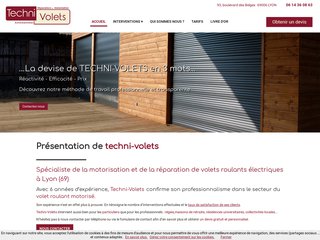 Menuiserie : Techni-Volets à Lyon (69)