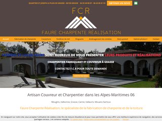 Charpente : F.C.R à Grasse (06)