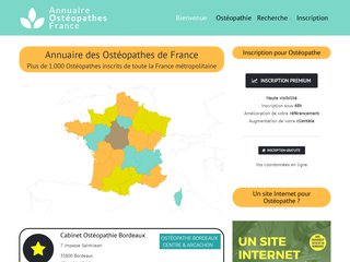 Annuaire des Ostéopathes France