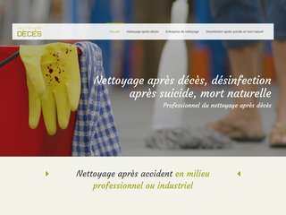 Service de nettoyage après un décès ou un accident