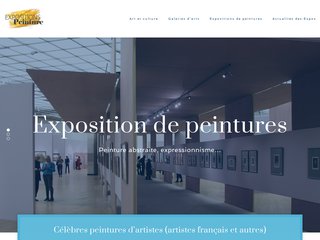 Informations sur les expositions des peintures 