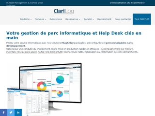 Clarilog – logiciel de helpdesk