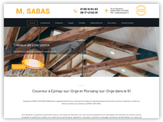 M. SABAS : Couverture charpente à Epinay sur Orge (91)