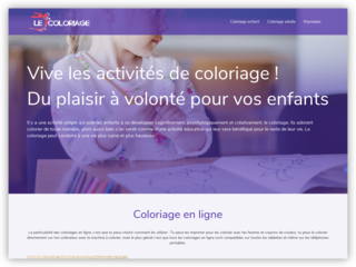 Le Coloriage, la plateforme de coloriage pour enfants et adultes
