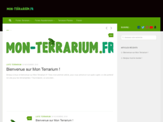 Mon Terrarium - Fiches Reptiles et Guides d’achats