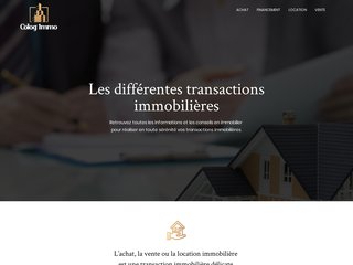 Colog Immo, les différentes transactions immobilières