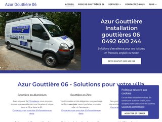 Installation gouttières 06