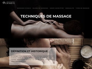 Le guide des massages chinois