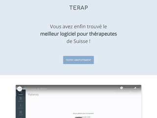 Terap, logiciel pour thérapeutes suisses