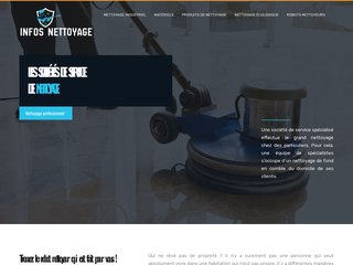 Infos sur les services de nettoyage