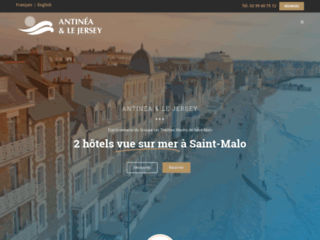 Hôtel Saint-Malo vue mer : Antinéa & Le Jersey