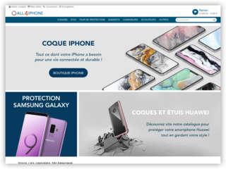 Accessoire téléphone avec All 4 iPhone