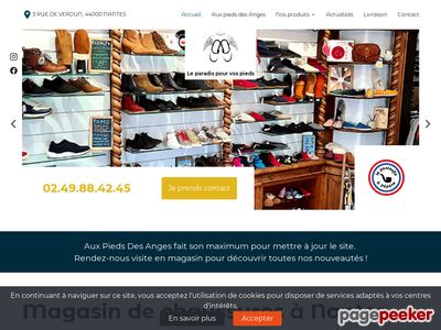 Magasin de chaussures à Nantes