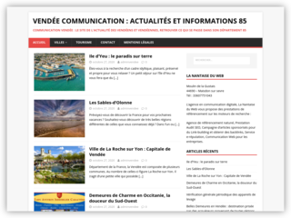 Vendée Communication, site d’actualités et d’informations touristiques
