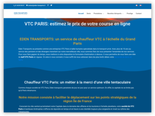 Société de VTC Paris - Eden Transports
