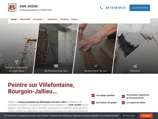 Entreprise SOZERI, spécialiste de la peinture près de Vienne