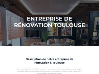 Entreprise de rénovation à Toulouse