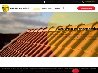 OFFMANN HENRI couvreur charpentier à Bergerac